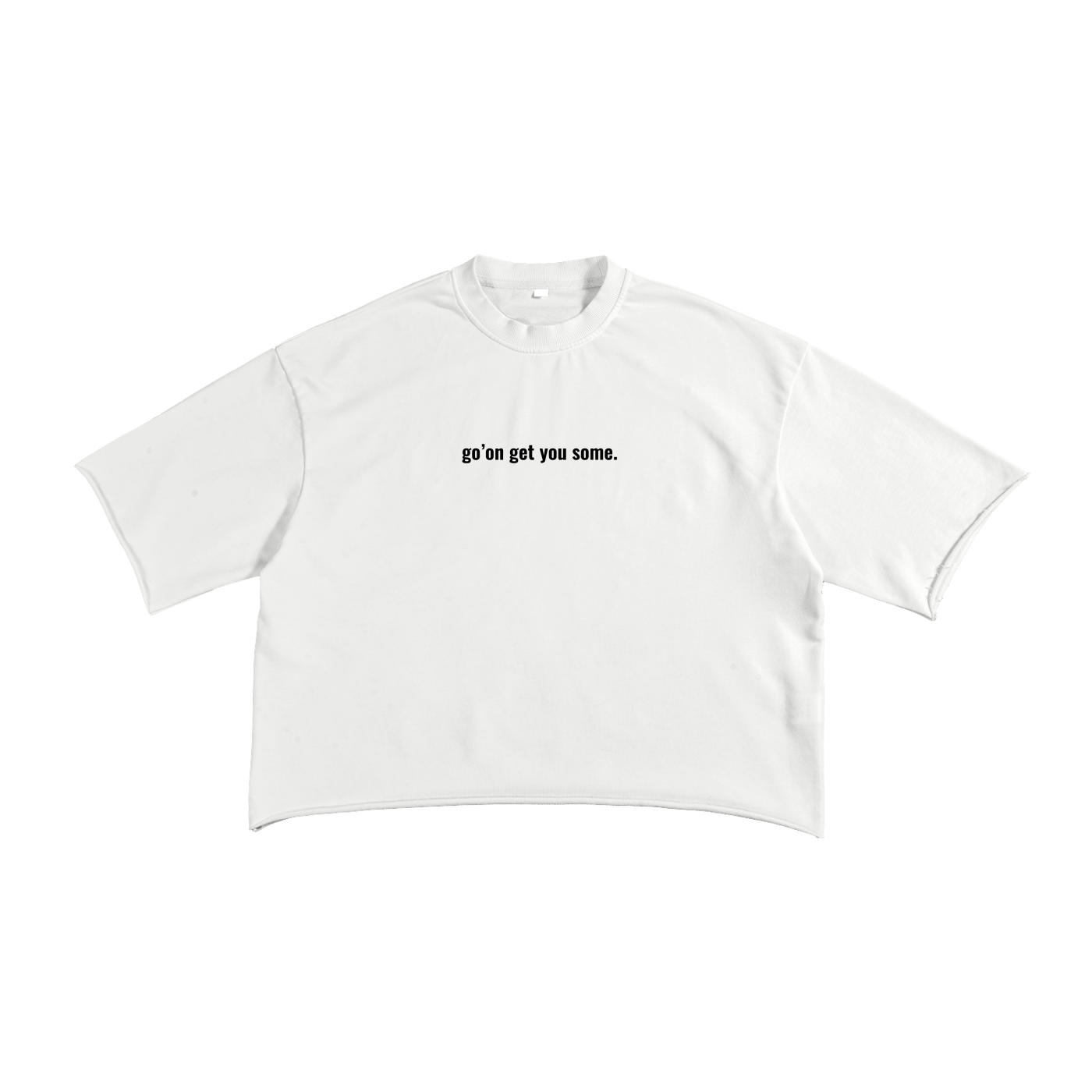 French Terry Raw Edge T-Shirt