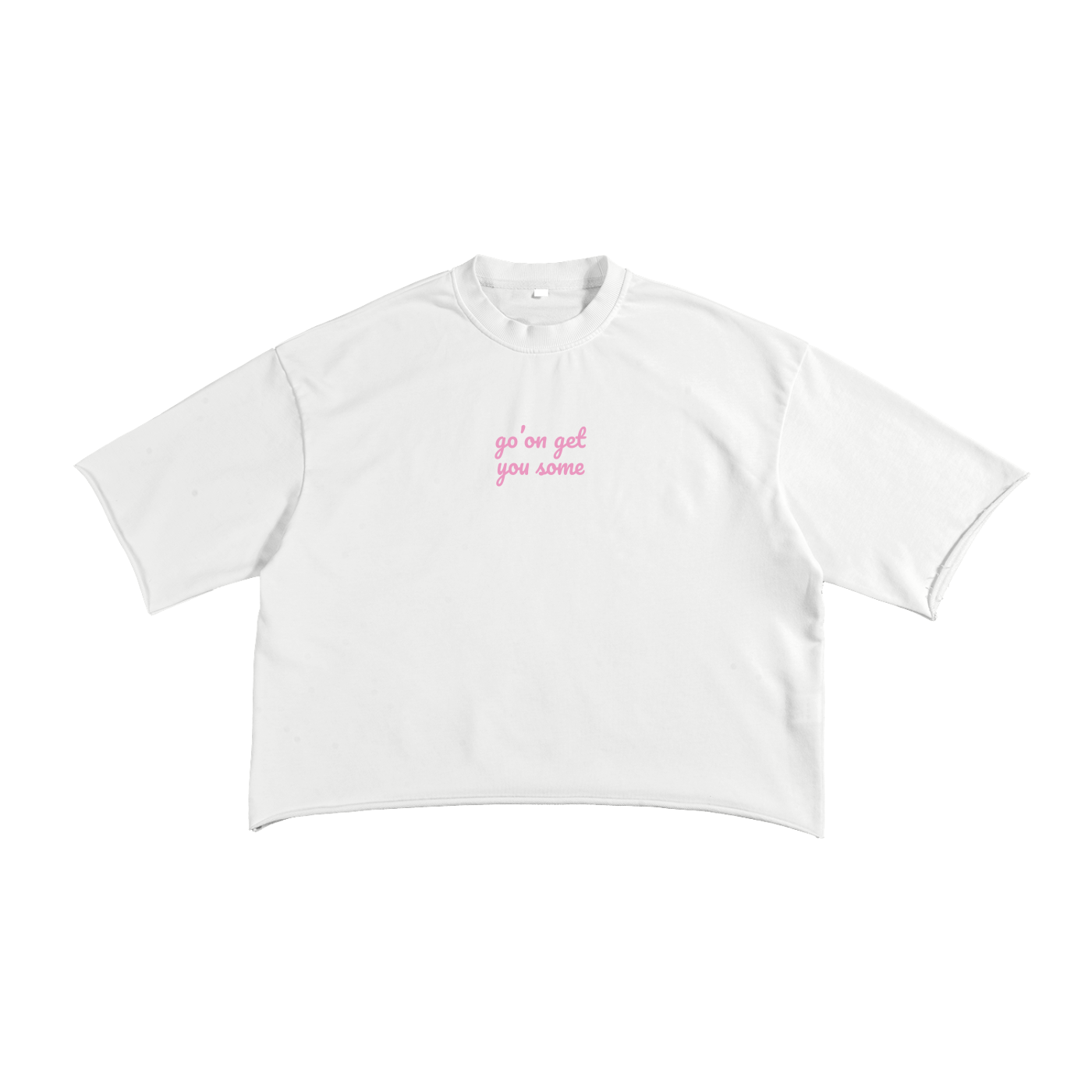 French Terry Raw Edge T-Shirt