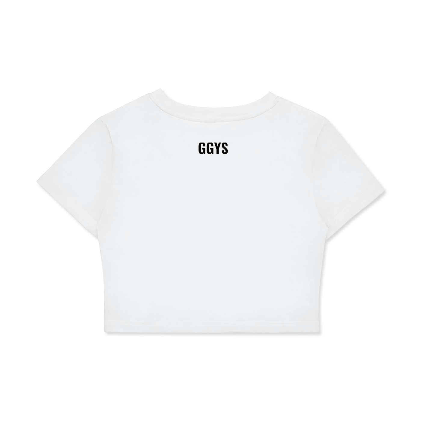 Fitted Crop Cotton T-Shirt