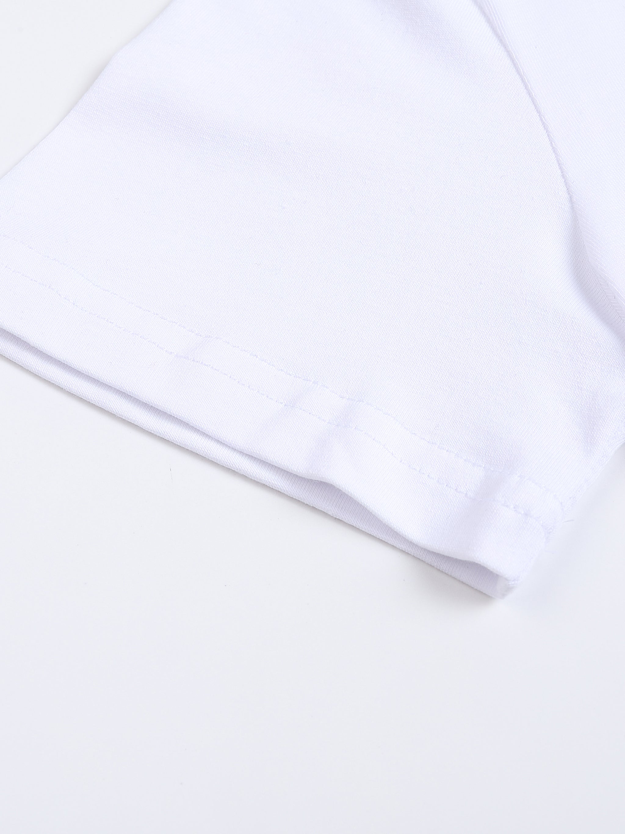 Fitted Crop Cotton T-Shirt